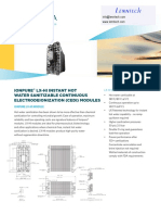 Lenntech: Ionpure Lx-Hi Instant Hot Water Sanitizable Continuous Electrodeionization (Cedi) Modules