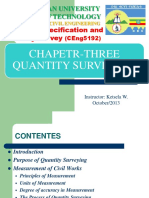 Chapter-3 Quantity Surveying