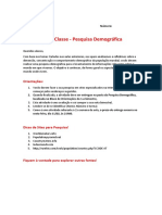 Pesquisa Demográfica Trabalho1 Bim1 2.o Ano