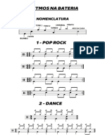 10 ritmos na bateria: nomenclatura e contatos