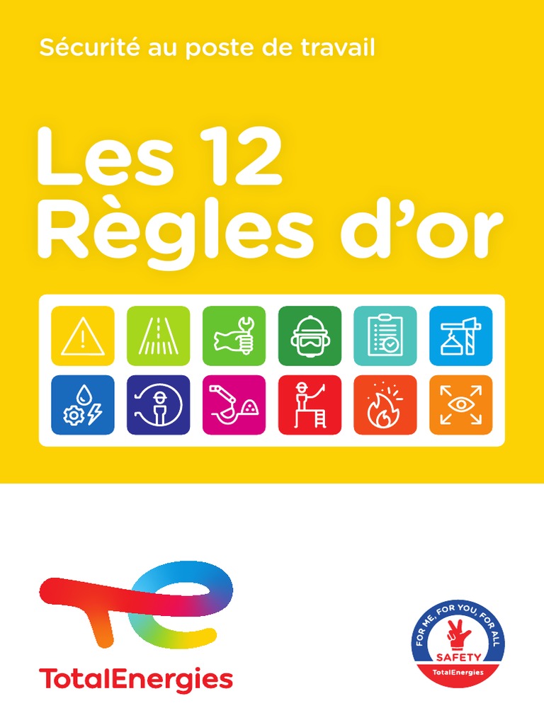 12 R gles D Or De S curit Au Travail PDF S curit Am nagement 