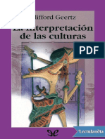 La Interpretacion de Las Culturas - Clifford Geertz