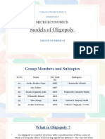 Models of Oligopoly: Microeconomics