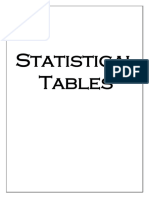 STAT140 Statistical Tables