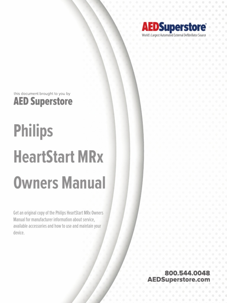 philipsheartstartmrxdefibrillatormanual PDF Cardiovascular