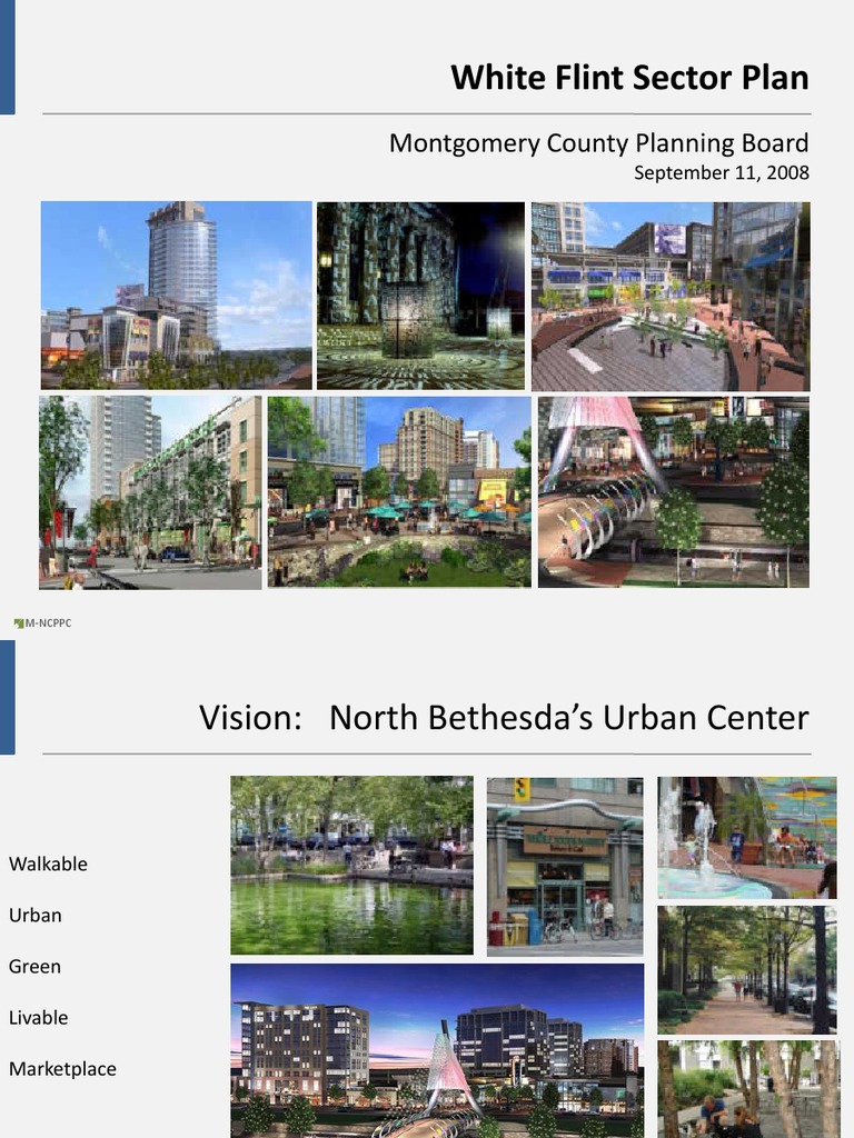 White Flint Sector Plan Montgomery County Planning Board PDF