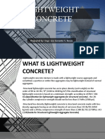Lightweight Concrete Presentation
