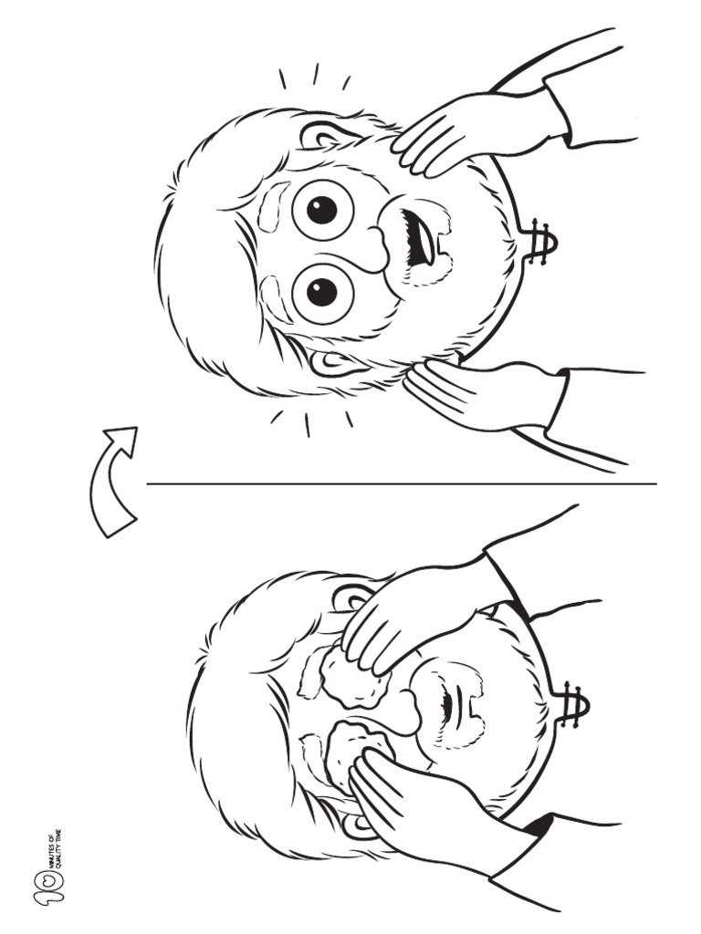 Jesus Heals The Blind Man Coloring Page | PDF