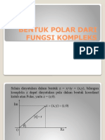 Bentuk Polar Fungsi Kompleks