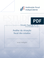 Análise da situação fiscal dos estados de 2015 a 2019
