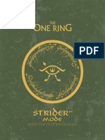 The One Ring FL Second Edition Strider Mode Rules For Solo Roleplaying