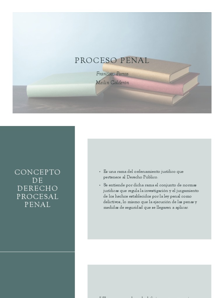Proceso Penal | PDF | Ley procesal | Derecho penal