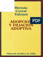Adopcion y Filiacion Adoptiva - Hernan Corral T