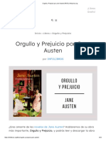 Orgullo y Prejuicio Por Jane Austen (PDF)