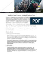 Ey Tax Alert Reforma Tributaria Petro 2022-07-26