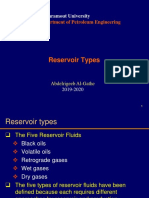 Reservoir Types: Hadhramout University