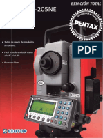 Brochure Estacion Total Pentax R205ne