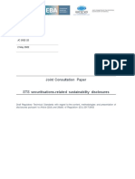 STS Securitisations Sustainability Disclosures