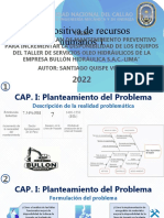 Mantenimiento Planificado y La Disponibilidad de La Línea de Trozado en La Planta de Peruvian Nature S&s Sac