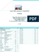 Demo Pdf-Catalog For Tablet/Ipad Catalog
