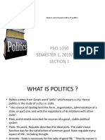 1 Nature and Characteristics of Politics