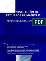 Administracion Del Cambio