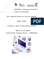 Actividad Individual - Funciones de RR - HH y Tipos de Autoridad.