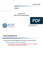 Microprocessor Systems: EE-222 Summer 2022