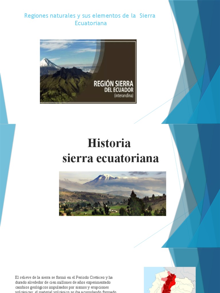 Geografia de La Sierra | PDF | Ecuador | Andes