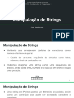 Manipulação de Strings em Python