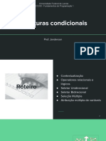 FP1 - 06 - Estruturas Condicionais