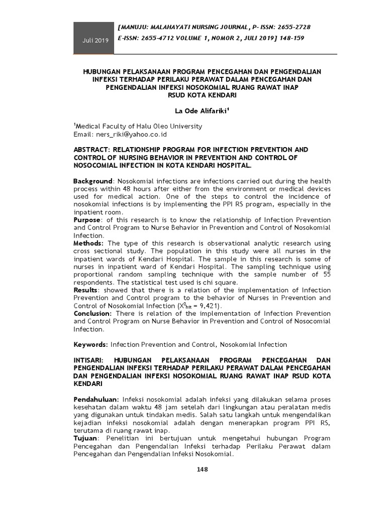 File jurnal infeksi nosokomial download free pdf international