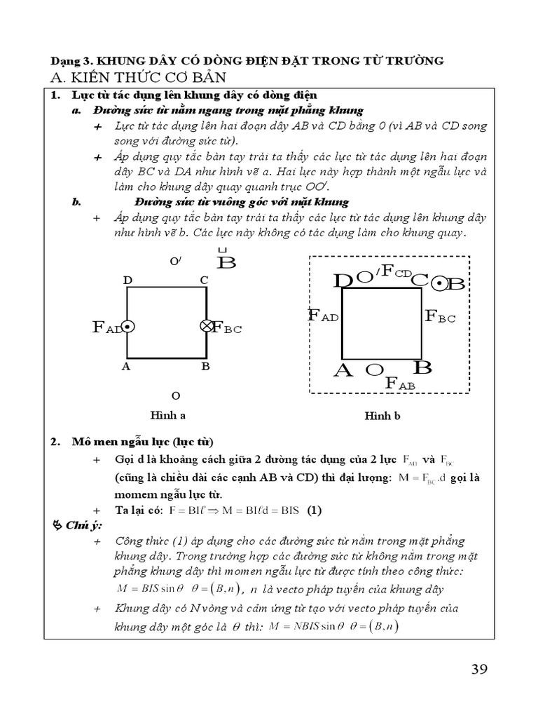 Dang 3. Khung Day Co Dong Dien Dat Trong Tu Truong | PDF