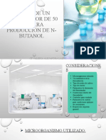 Presentación diseño de Bioreactor de 50 Lts para n-butanol