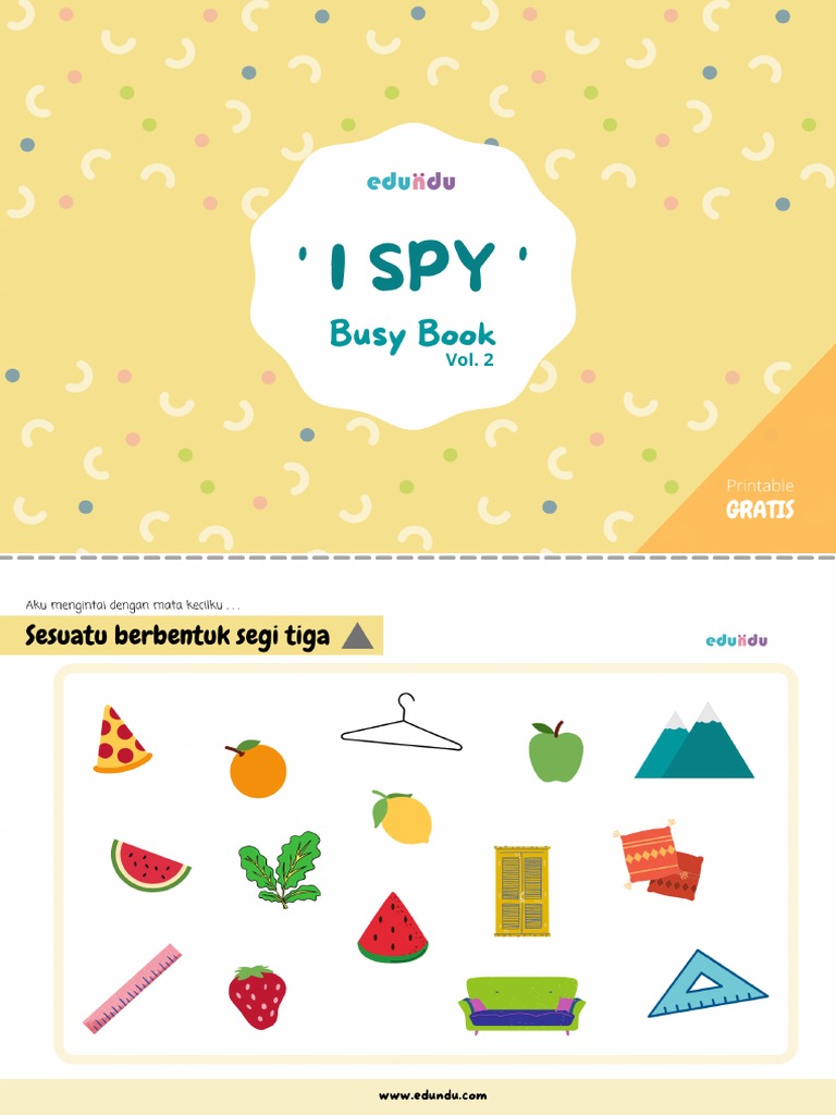 Printable Gratis Busy Book Vol 2 | PDF