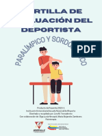 Cartilla de Evaluacion Del Deportista Paralimpico y Sordolimpico