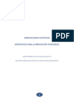 Orientaciones Especificas Dispositivos para La Innovacion Pedagogica 18-05-2020