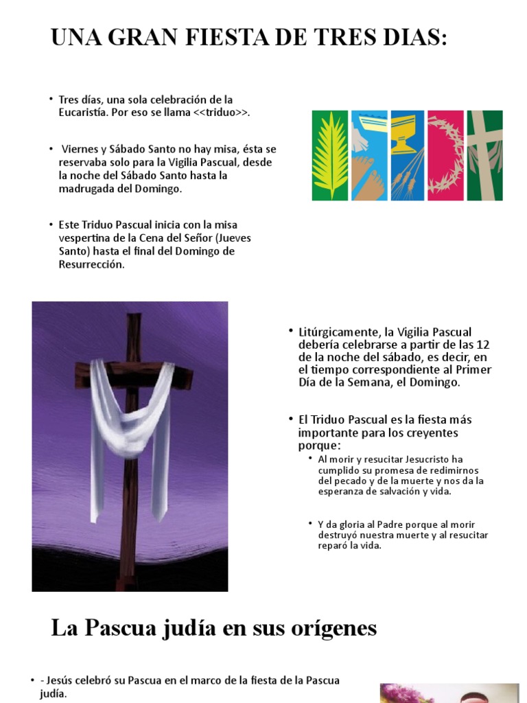 Triduo Pascual: Celebración y Significado | PDF | Pascua de ...