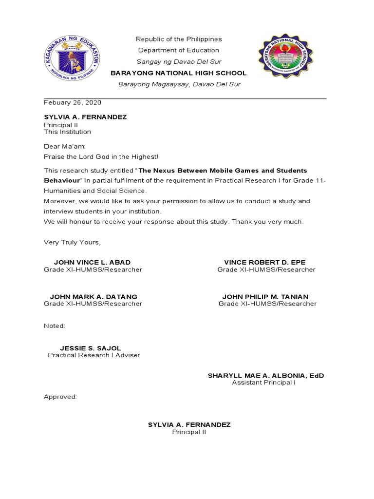 Sample Approval Sheet Thesis | PDF