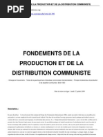 Jan Appel - Fondements de La Production Et de La Distribution Communiste