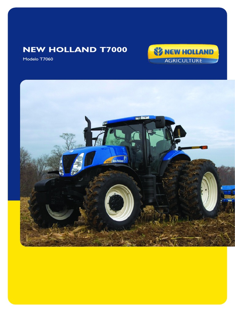 NEW HOLLAND T7000 | PDF | Eje | Transmisin manual