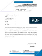 Contoh fakta integritas