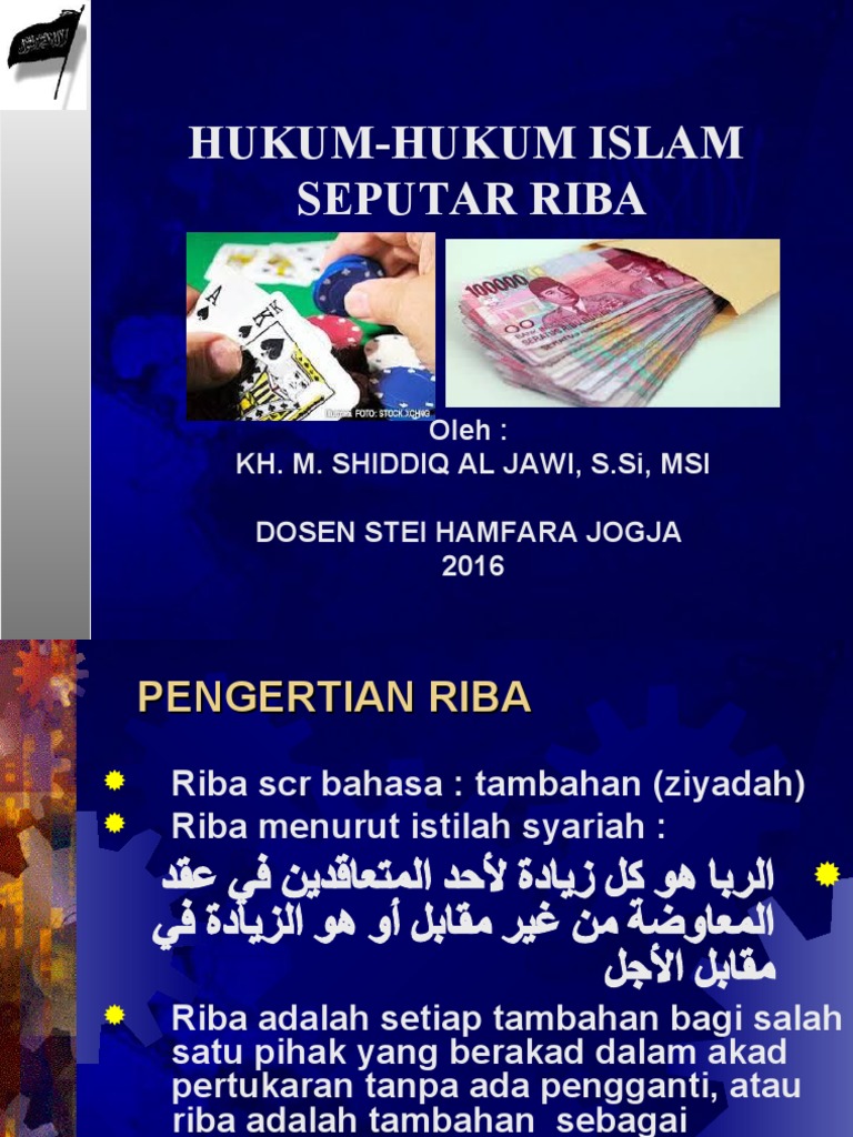 Hukum dan Jenis-Jenis Riba dalam Islam | PDF | Agama & Spiritualitas