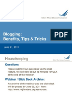 Blogging Benefits, Tips, and Tricks