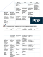 Calendario de Trabajo y Cursos JM 2022 3-02-2022