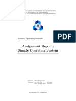 Assignment Report: Simple Operating System