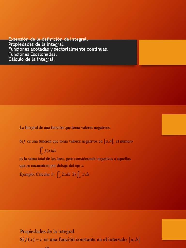 Extensión de Def... | PDF | Integral | Análisis matemático