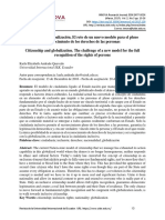 Ciudadanía y Globalización. El Reto de Un Nuevo Modelo para El Pleno Reconocimiento de Los Derechos de Las Personas