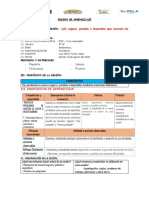 Sesión de Aprendizaje de Matemática