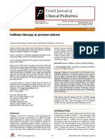 Caffeine Therapy in Preterm Infants